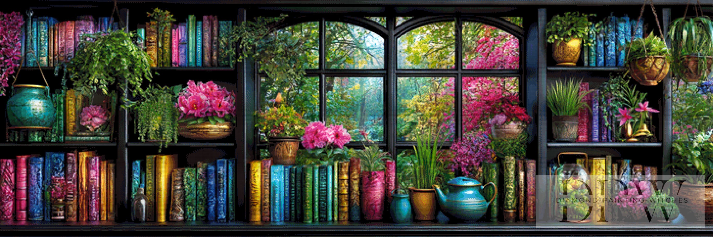 Bookshelf II by Morrigan mit 370 Farben