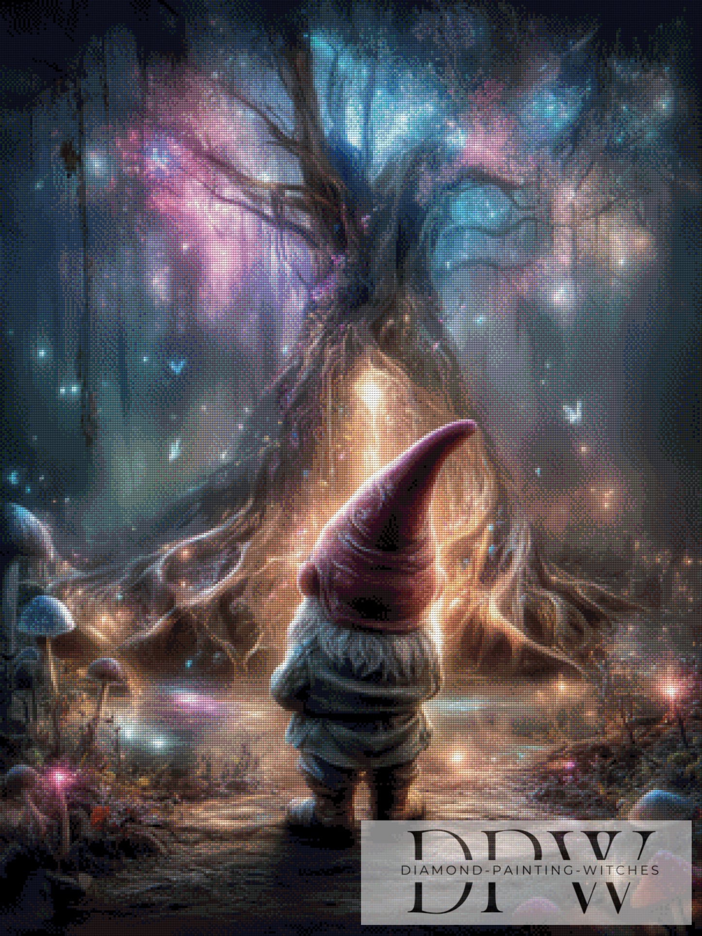 Zauberwald by ellufija 75x100cm mit 210 Farben DPW-3092