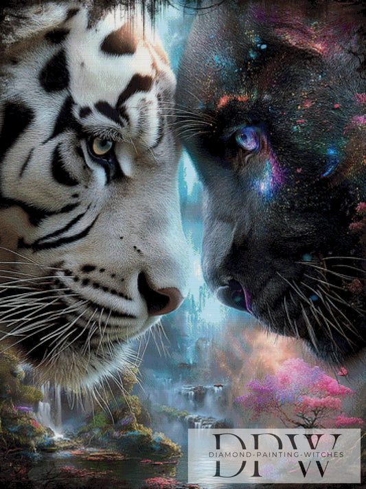 Auf Augenhöhe by Elly_A.I  90x120cm mit 230 Farben DPW-3105