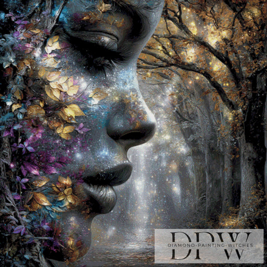 Magie der Natur by Elly_A.I  100x100cm mit 220 Farben DPW-3108