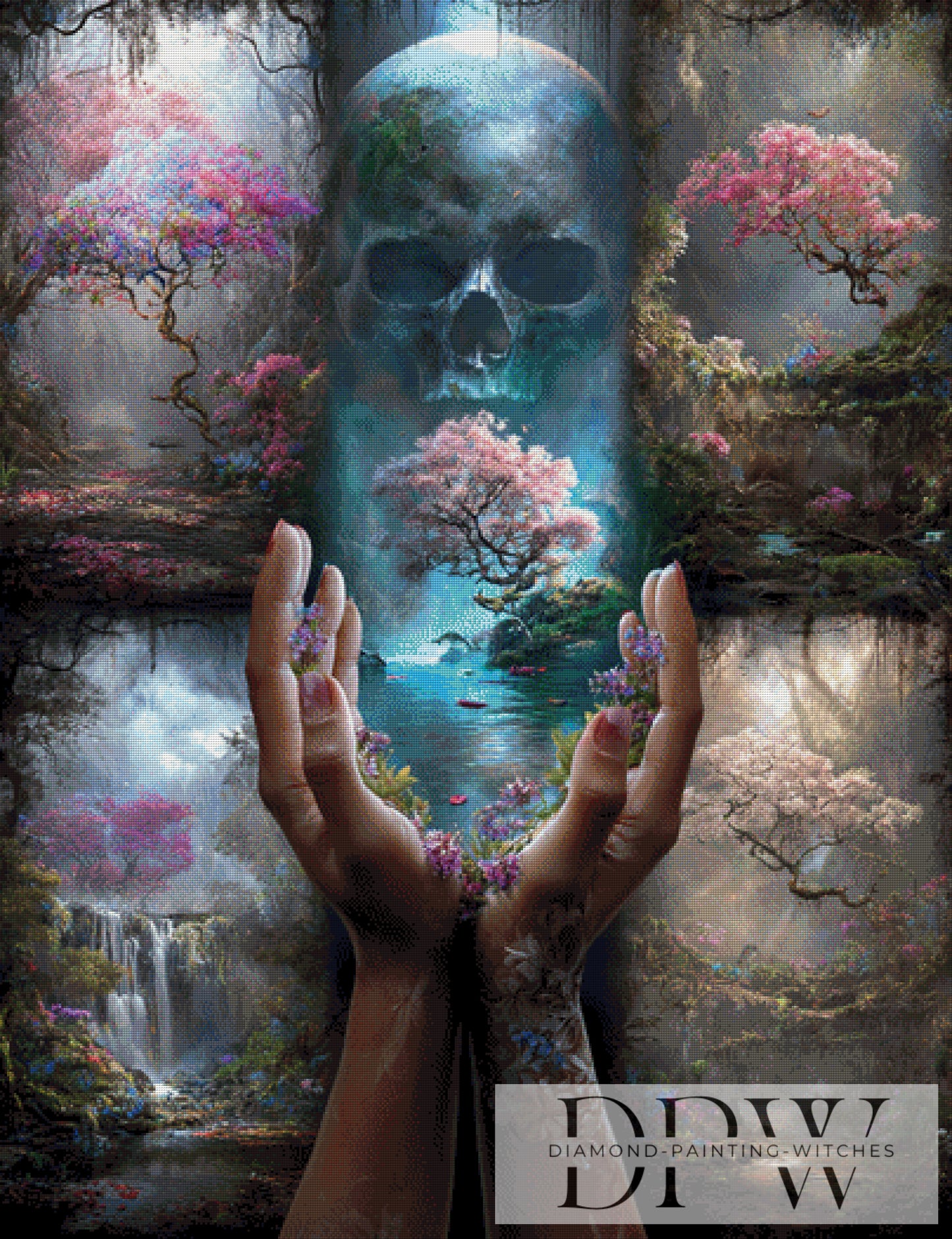 Kreislauf des Lebens by Elly_A.I  100x130cm mit 260 Farben DPW-3111