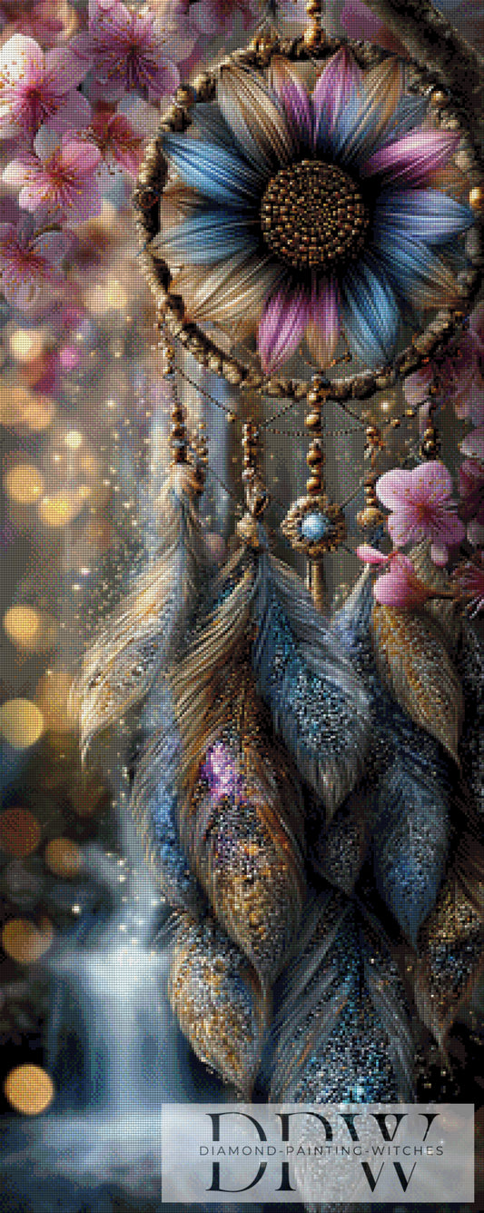 Traumfänger II by Elly_A.I  50x125cm mit 250 Farben DPW-3118