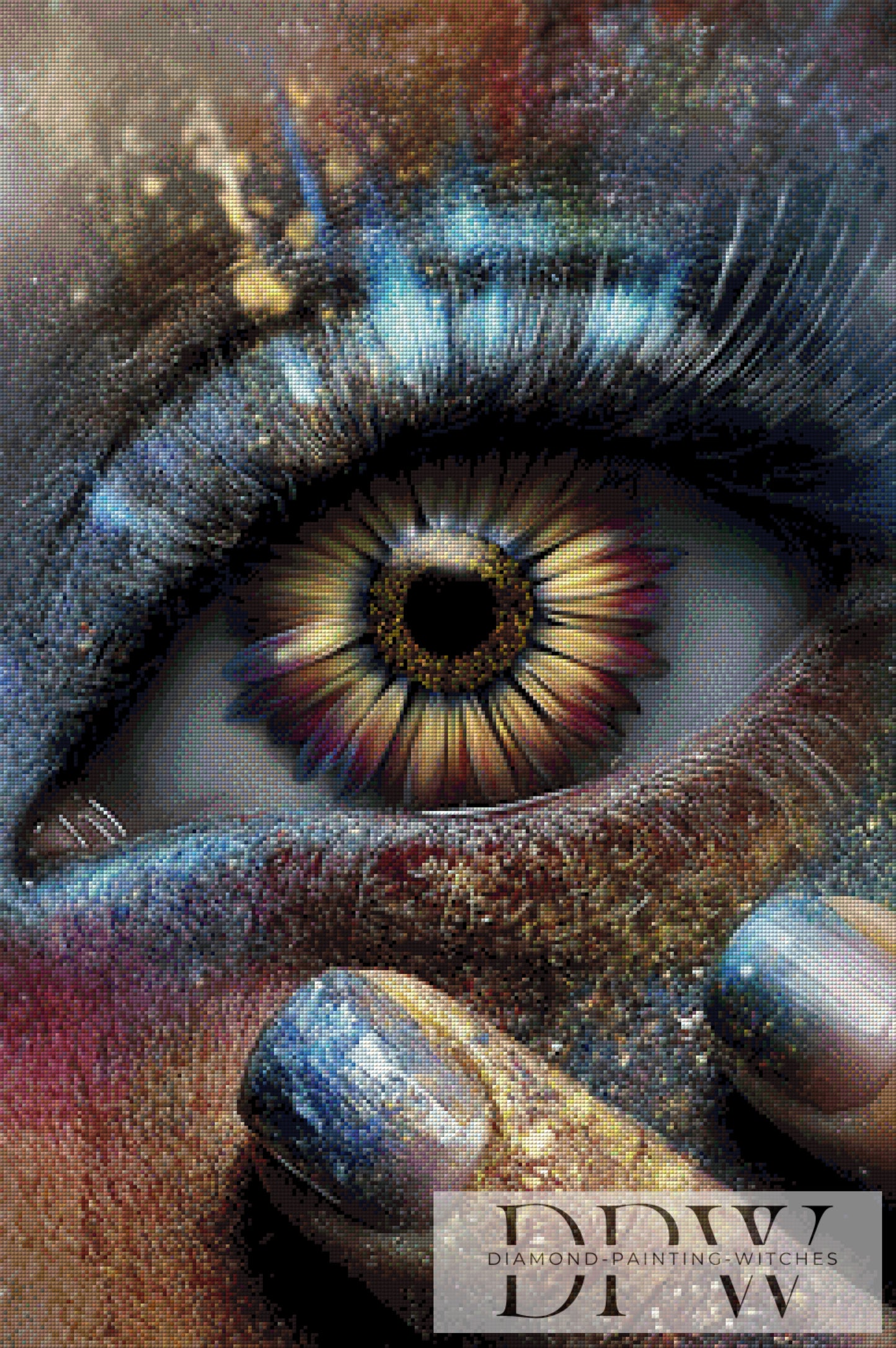 Daisy eye by theA.art 60x90cm mit 200 Farben DPW-3125