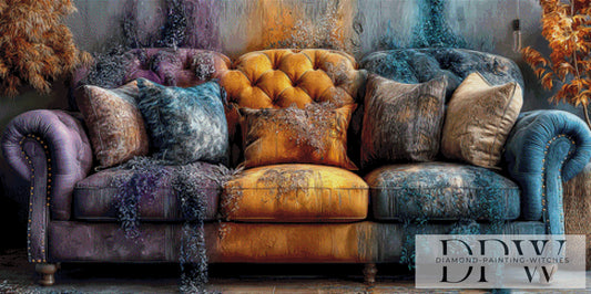 Couchpotato's Paradise by theA.art 120x60cm mit 220 Farben DPW-3144