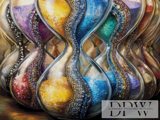 Hourglass oracle by theA.art 100x75cm mit 340 Farben DPW-3146