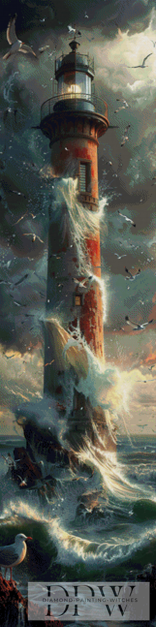Lighthouse by Pixxel Pics 40x160cm mit 160 Farben DPW-314