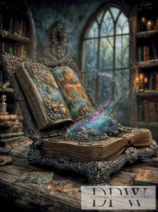 Book of Spells by Pixxel Pics 75x100cm mit 180 Farben DPW-3156