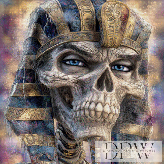 Egypt Skull by Casalla Vendetta 80x80cm mit 190 Farben DPW-3170