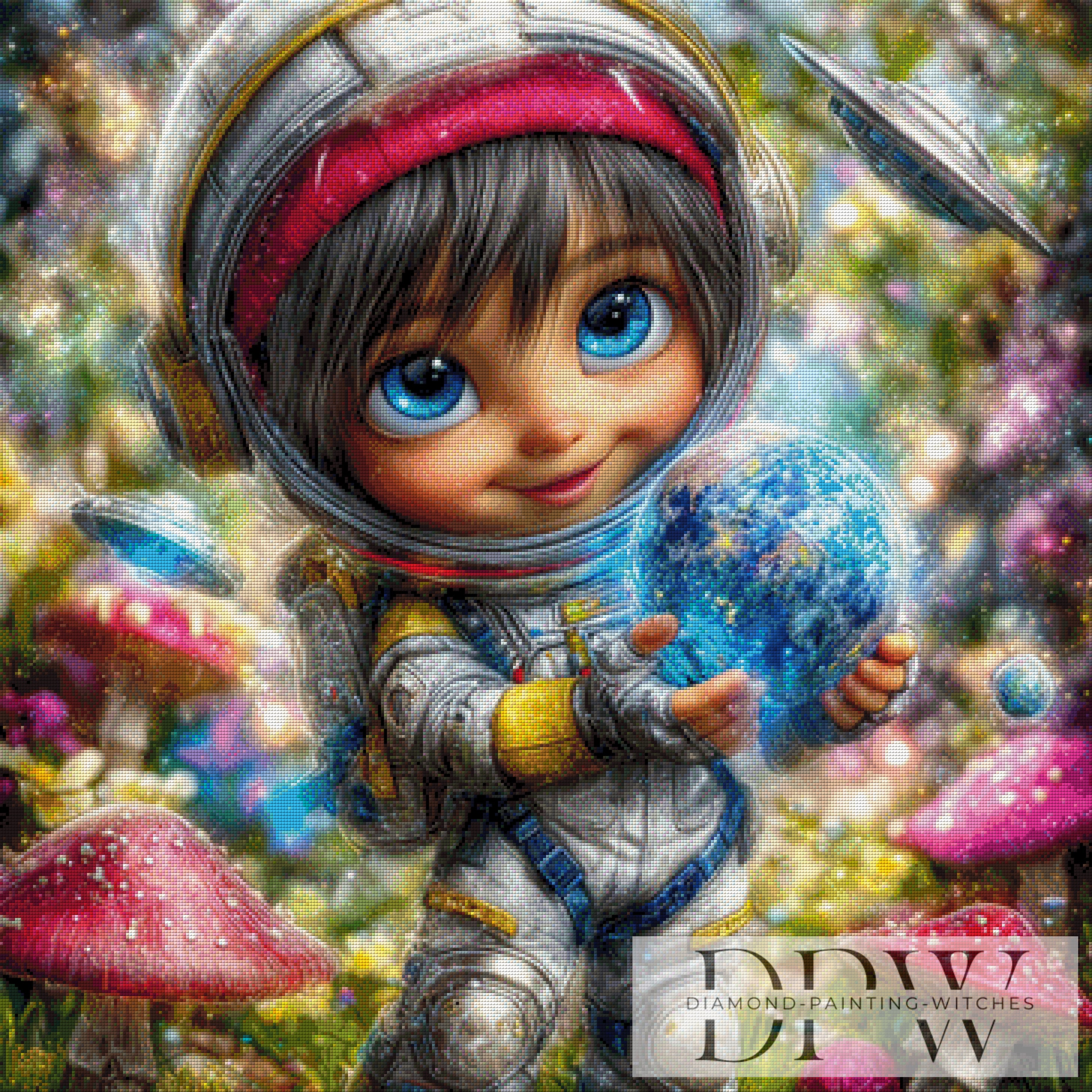 Kleiner Astronaut by CreatiVart mit 390 Farben
