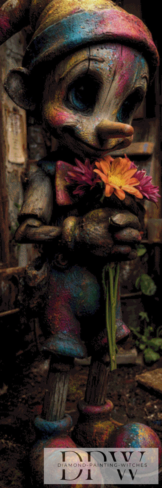 Holzi by QN 50x150cm mit 240 Farben DPW-3181