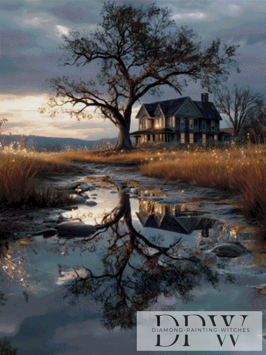 Spiegelbaum by QN 75x100cm mit 130 Farben DPW-3183