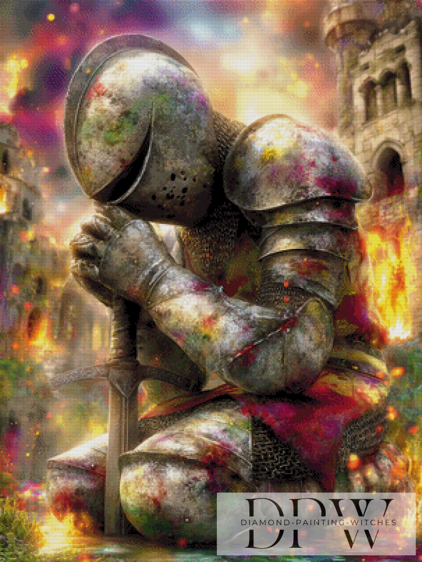 Der Ritter by Casalla Vendetta 75x100cm mit 300 Farben DPW-3197