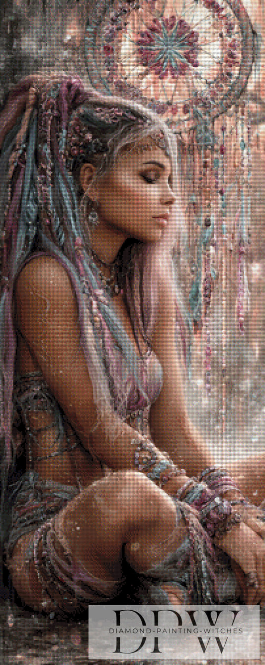 Tiefe Ruhe by Elly_A.I. 50x125cm mit 140 Farben DPW-3217