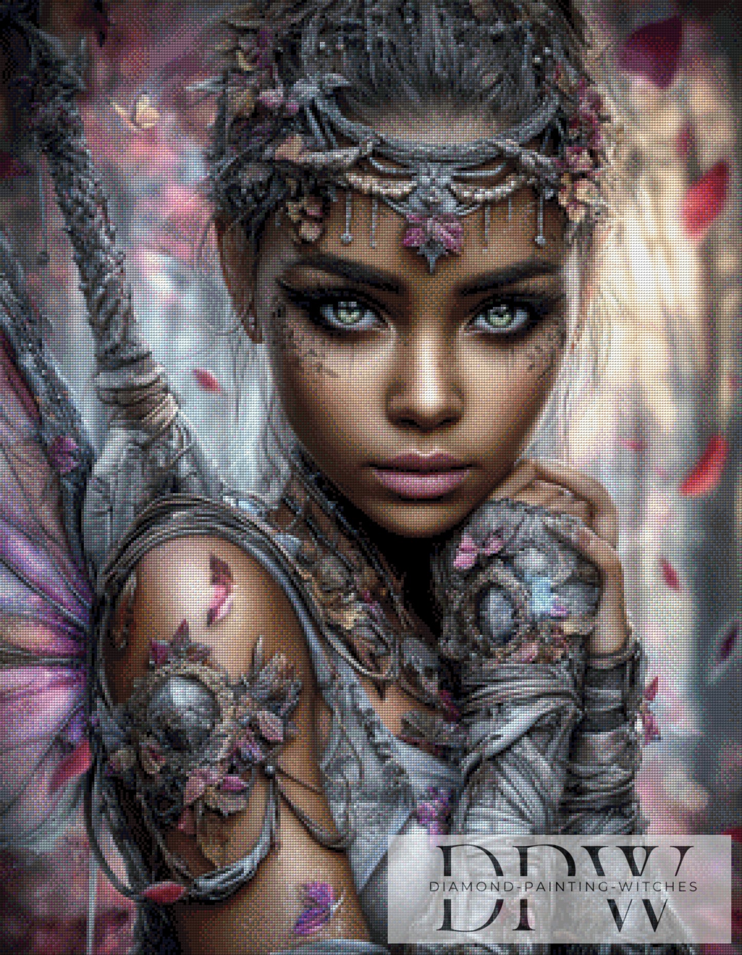 Amazone by Elly_A.I. 70x90cm mit 180 Farben DPW-3218