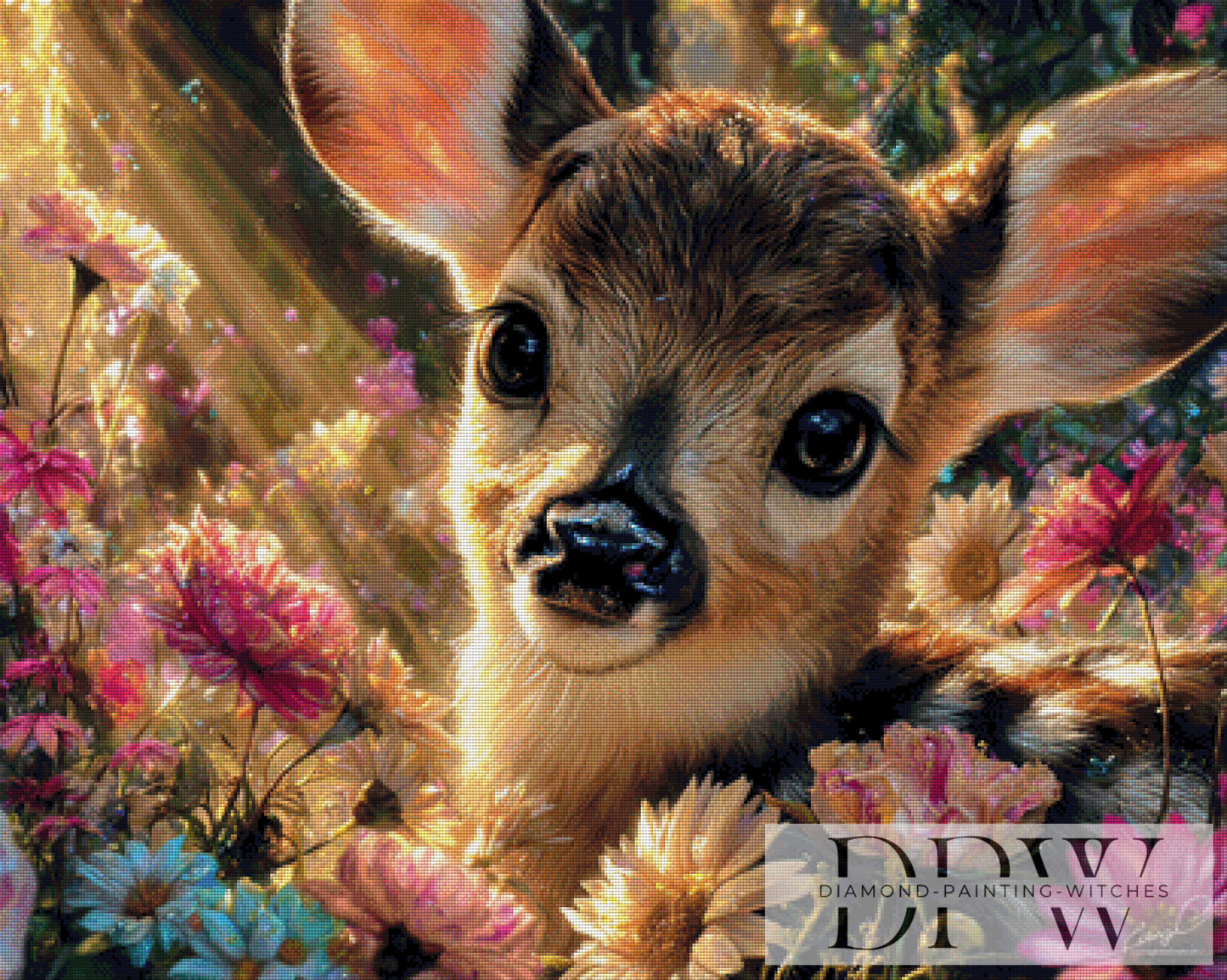 Rehkitz by CreatiVart 100x80cm mit 320 Farben DPW-3242