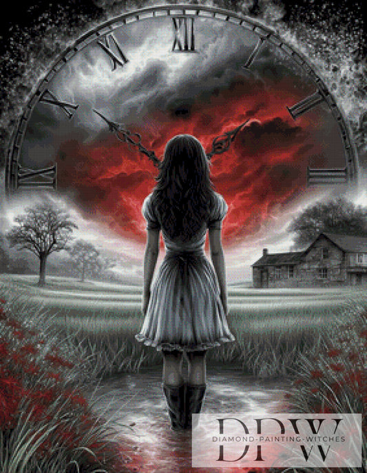 Question of Time by Sweet_Loco_AI 70x90cm mit 110 Farben DPW-3261