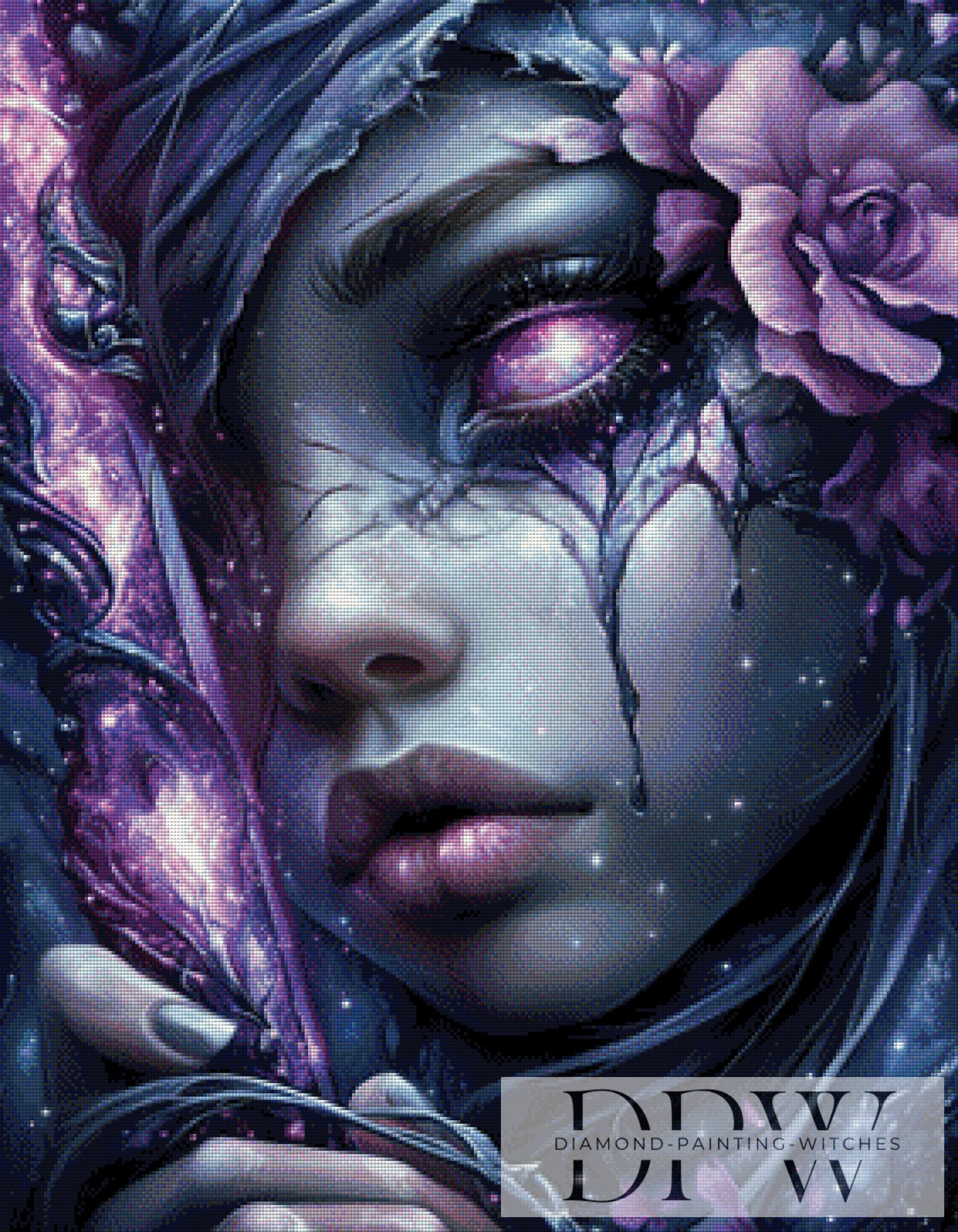 Zerstörerin by Sweet_Loco_AI 70x90cm mit 90 Farben DPW-3263