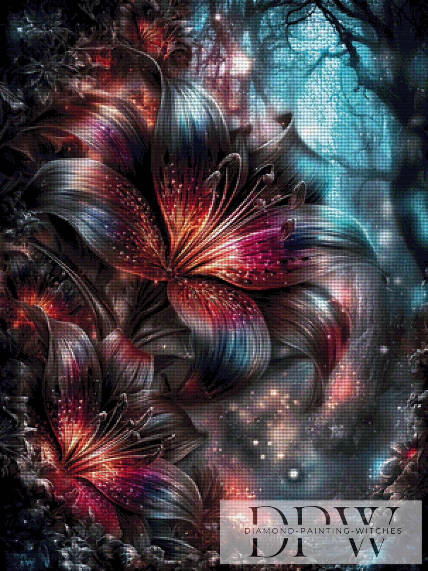 Lys Sombres by Sweet_Loco_AI 75x100cm mit 250 Farben DPW-3266