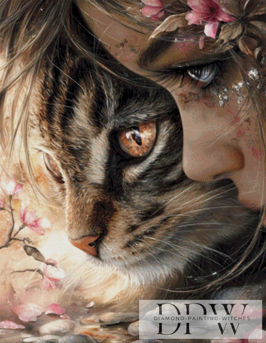 Beobachtung by Sweet_Loco_AI 70x90cm mit 150 Farben DPW-3277