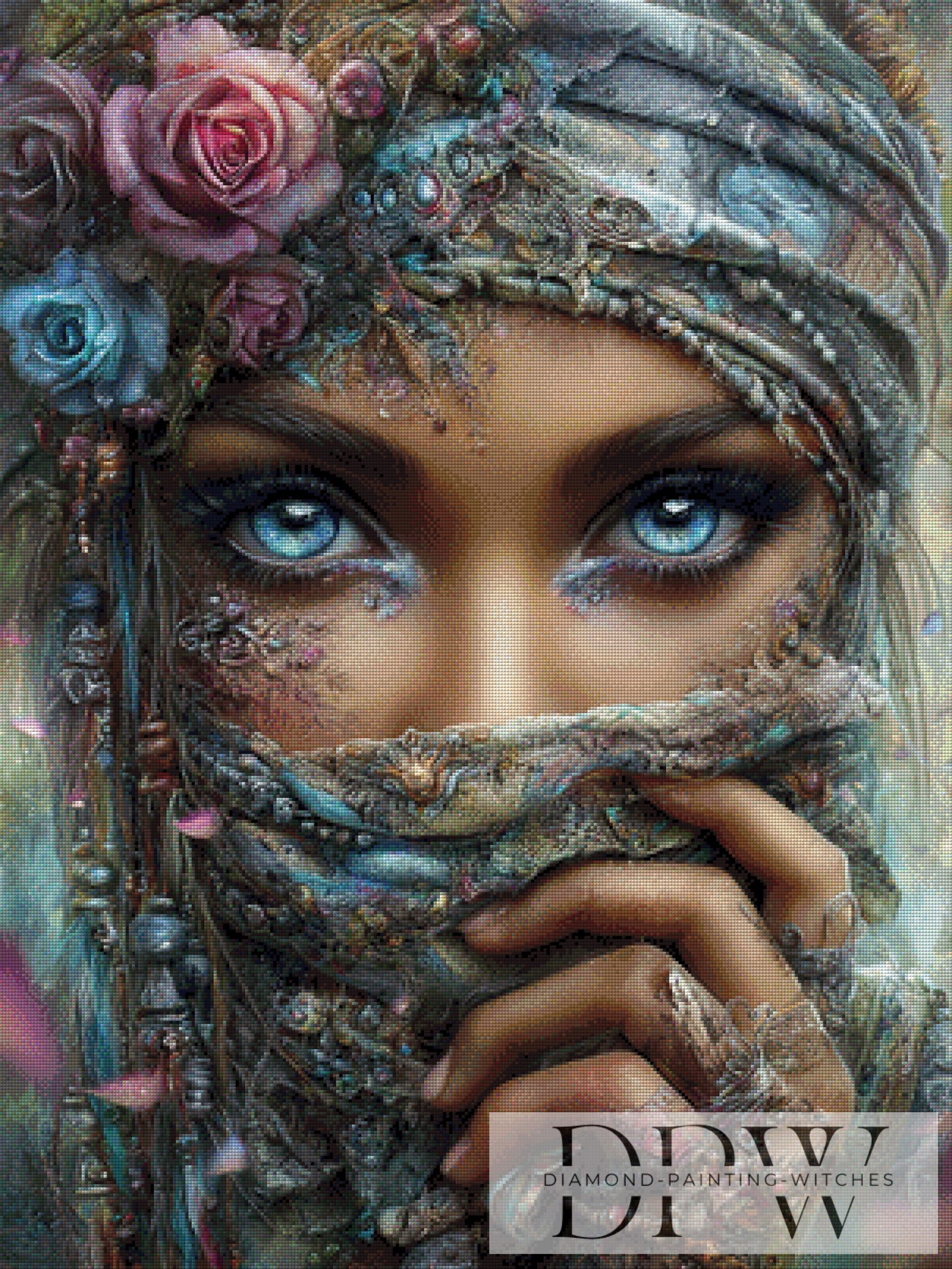 Blick der Ewigkeit by Elly_A.I  75x100cm mit 222 Farben DPW-3281