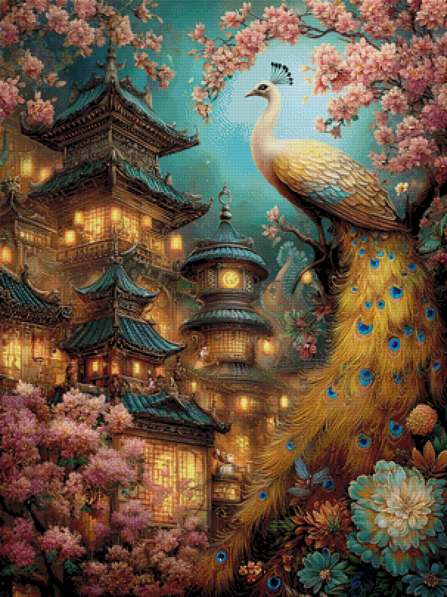 Japan by Lisa Morgan 75x100cm mit 270 Farben DPW-3282