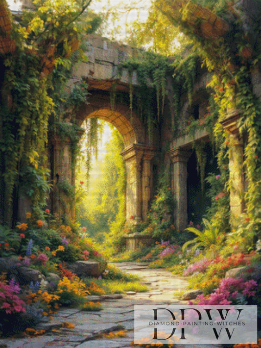 Lost Torbogen by QN 75x100cm mit 230 Farben DPW-3309