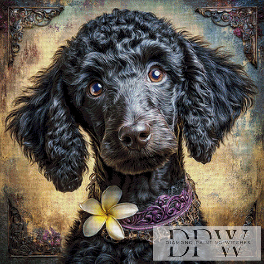 Frangipudel III by CreatiVart 80x80cm mit 180 Farben DPW-3317