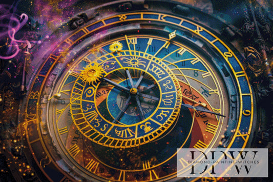 Astro Clock by theA.art 120x80cm mit 300 Farben DPW-3321