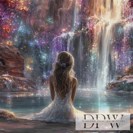 Glitzernde Träume by ellufija 90x90cm mit 230 Farben DPW-3323