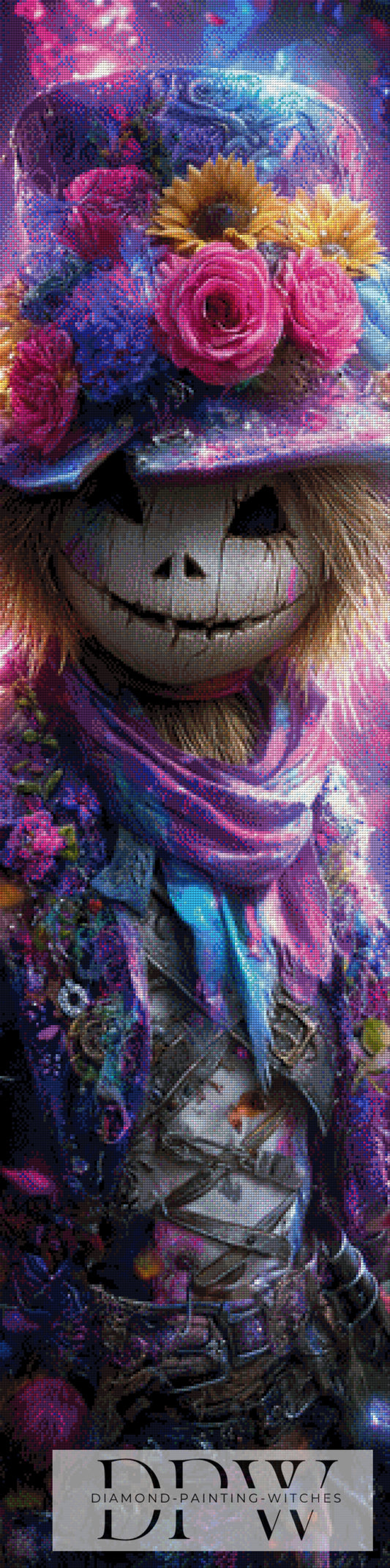 Halloween Night by Elly_A.I  40x160cm mit 260 Farben DPW-3334