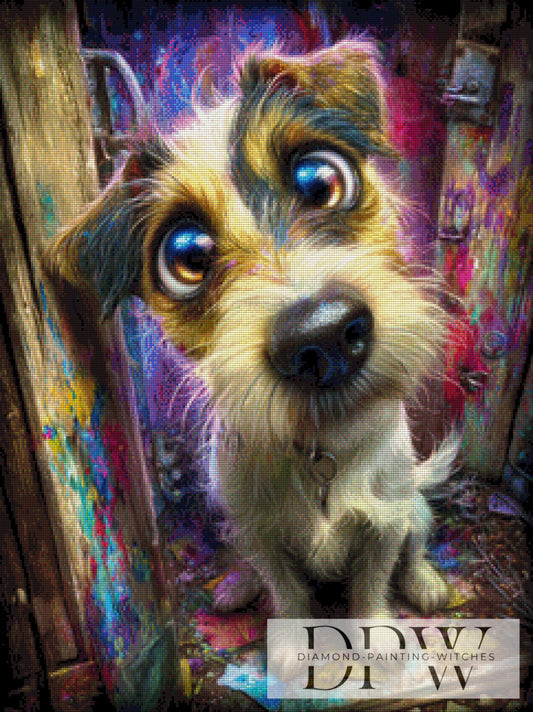 Jack Russell III by CreatiVart 60x80cm mit 300 Farben DPW-3336