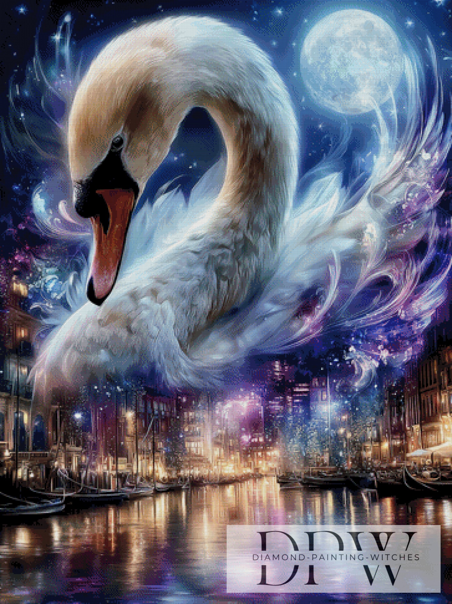 Stadtwächter by _sweet_loco_AI 90x120cm mit 225 Farben DPW-3341