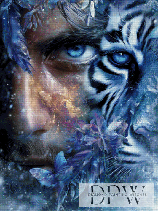 Blue Dreams by _sweet_loco_AI 75x100cm mit 160 Farben DPW-3343