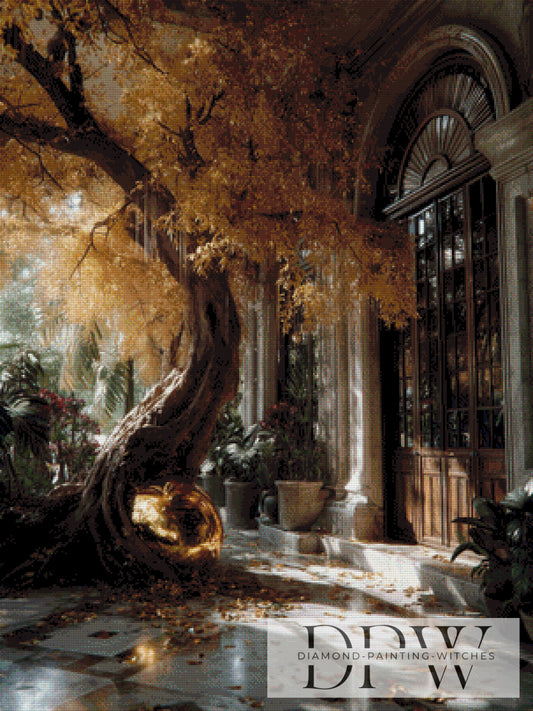 Goldbaum by QN 75x100cm mit 145 Farben DPW-3345