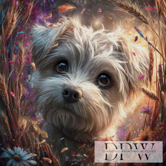 Malteser I  by ellufija 80x80cm mit 220 Farben DPW-3355