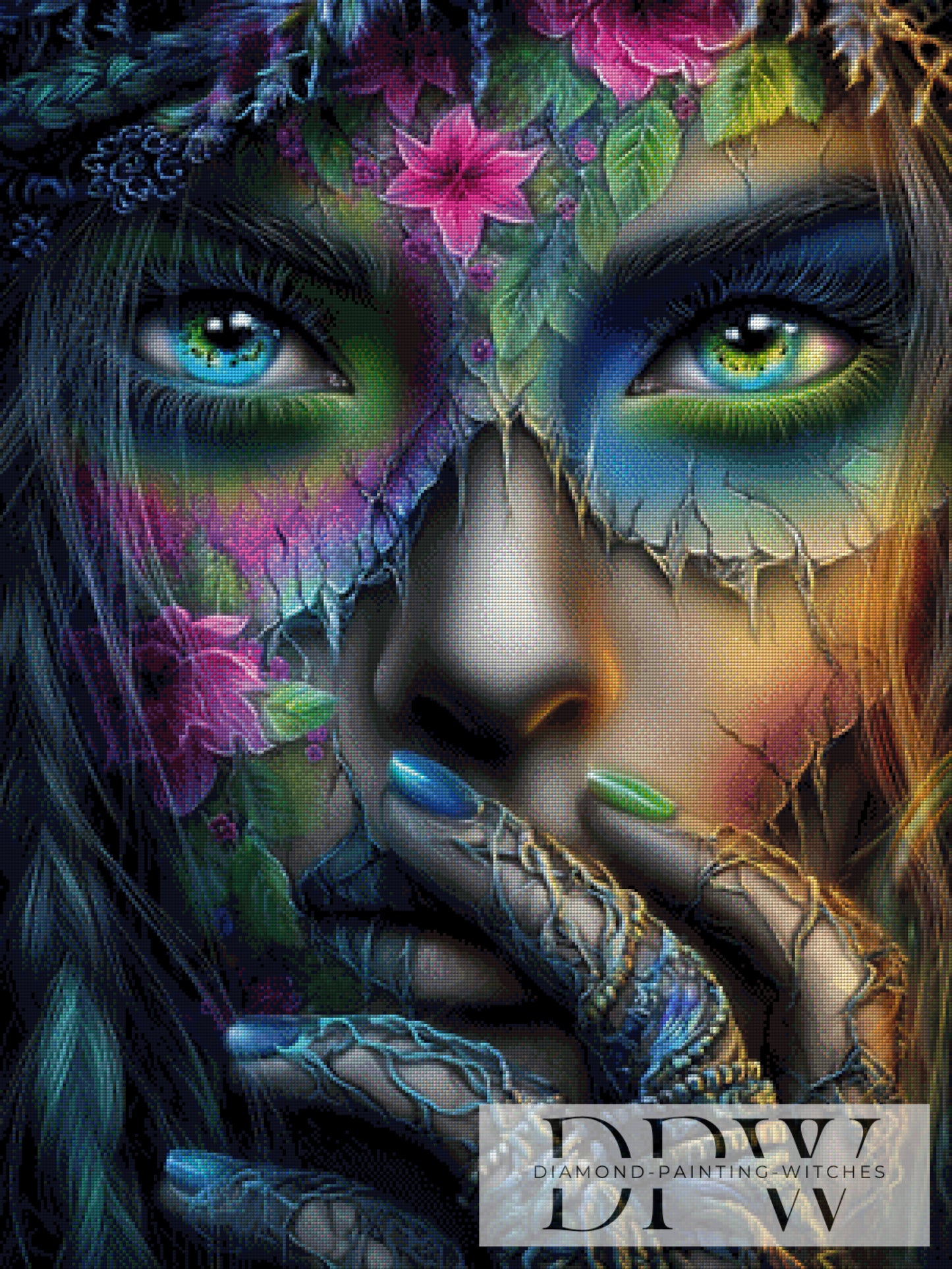Nature Woman by _Sweet_Loco_AI 75x100cm mit 290 Farben DPW-3357