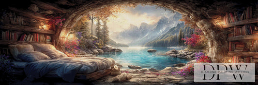 Schlafen im Paradies by ellufija 180x60cm mit 260 Farben DPW-3360