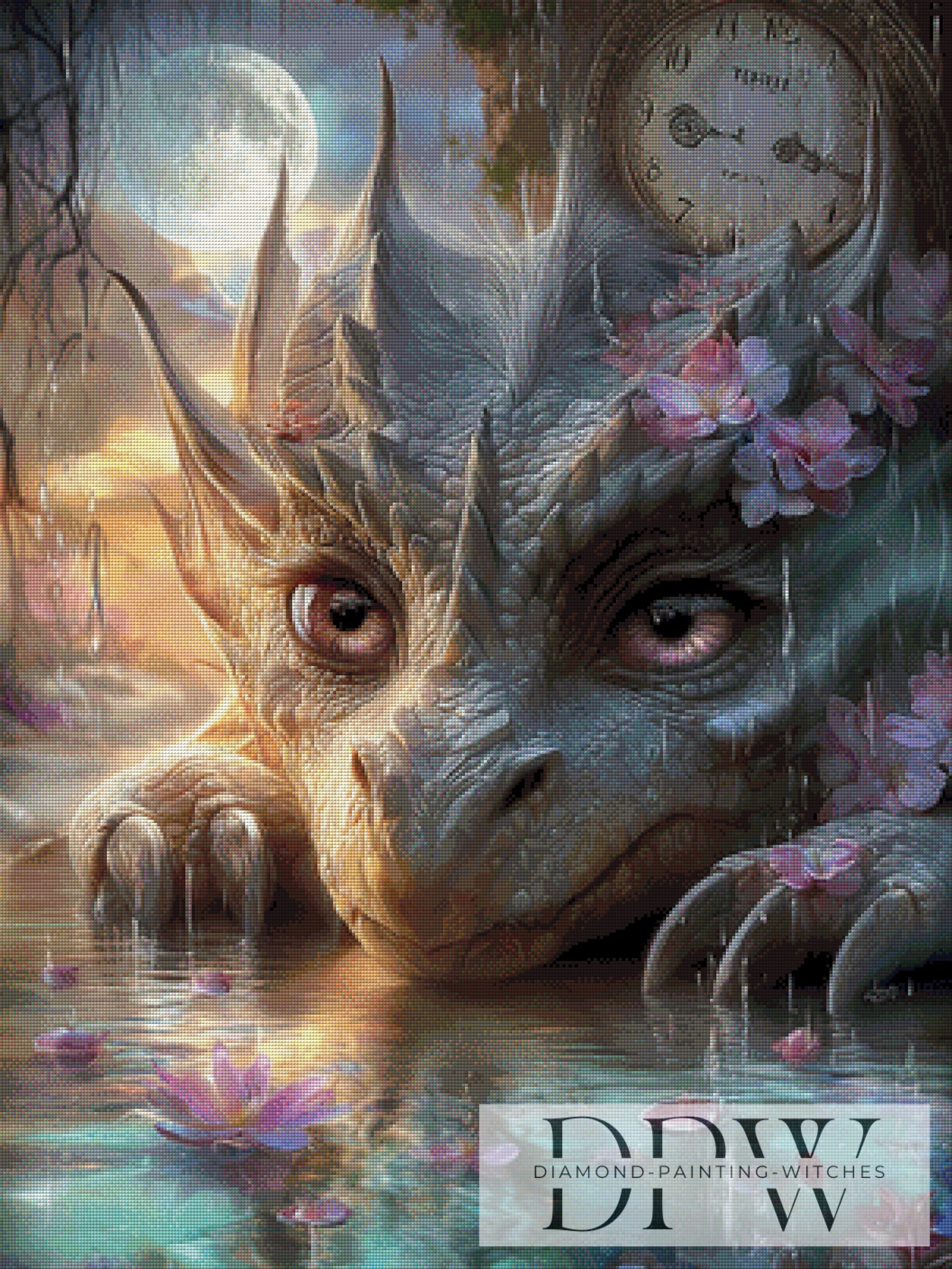 Wächter der Zeit by Elly_A.I  75x100cm mit 220 Farben DPW-3363