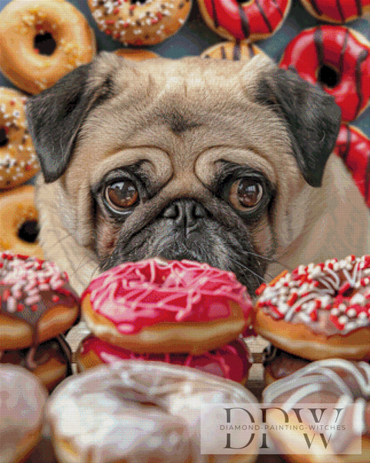 Lecker Donuts by theA.art 80x100cm mit 230 Farben DPW-337