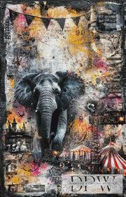 Vintage Elefant by ellufija mit 260 Farben