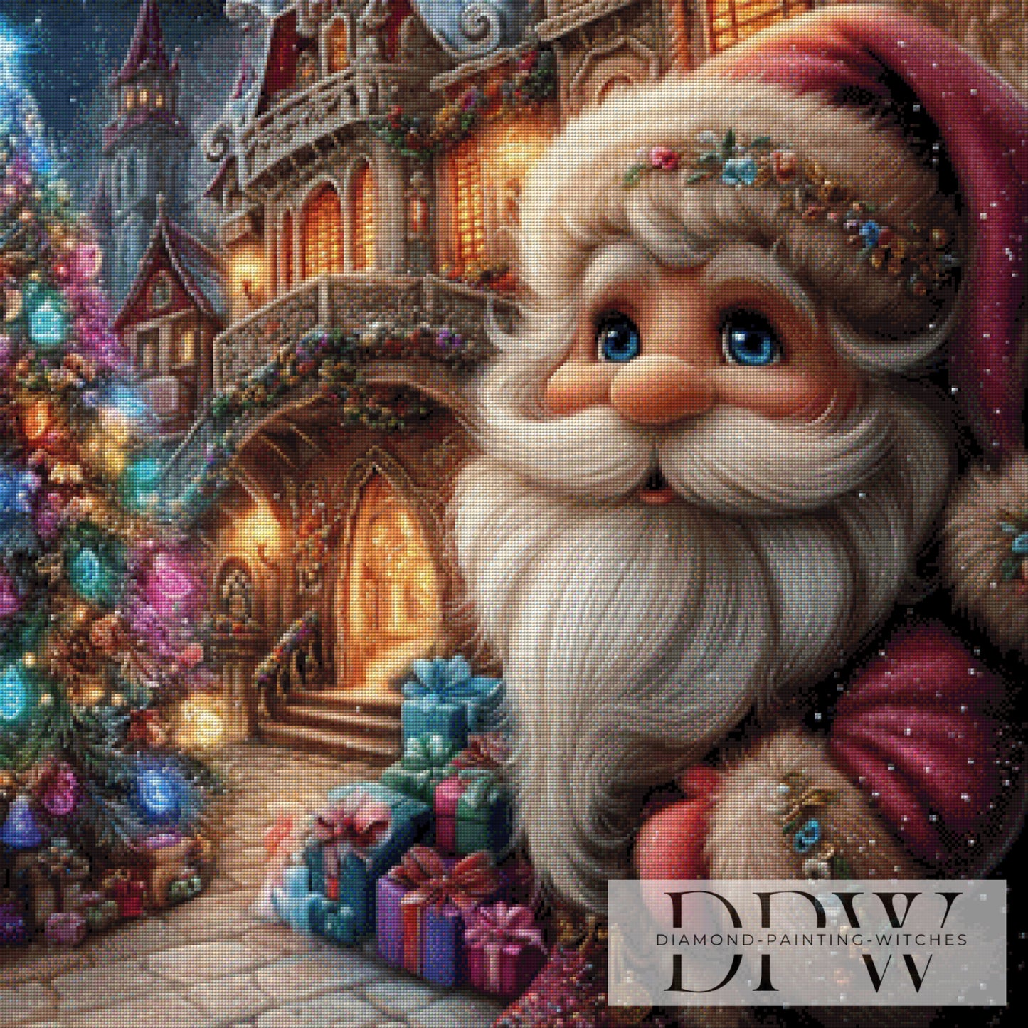 Heiliger Abend by Elly_A.I  80x80cm mit 280 Farben DPW-3401