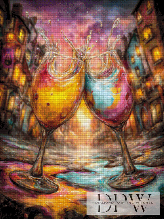 Cheers by CreatiVart 60x80cm mit 300 Farben DPW-3429