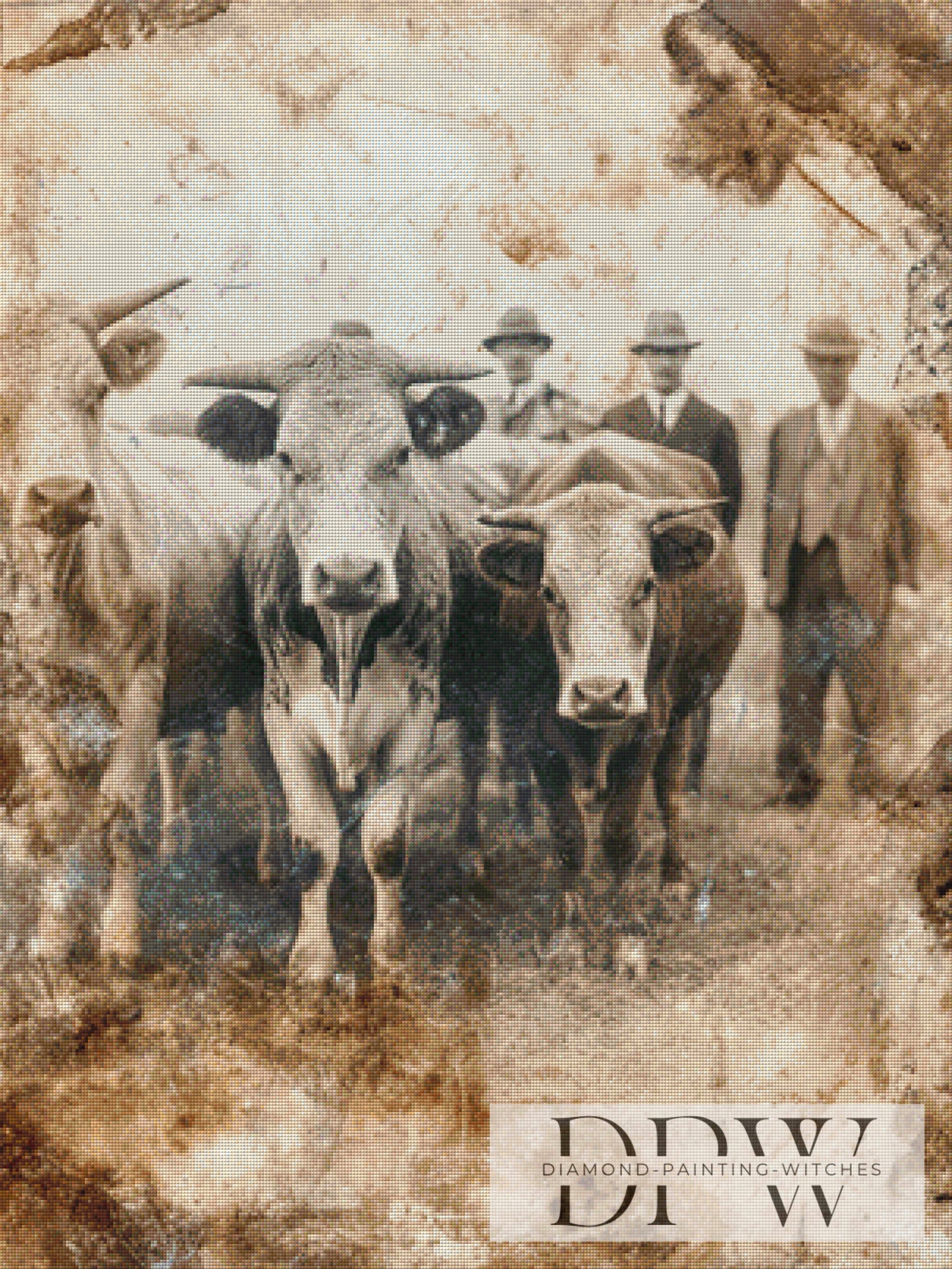 Alte Zeiten by theA.art 75x100cm mit 95 Farben DPW-3449