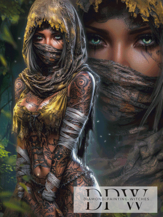 Mariam by Elly_A.I  90x120cm mit 190 Farben DPW-3451