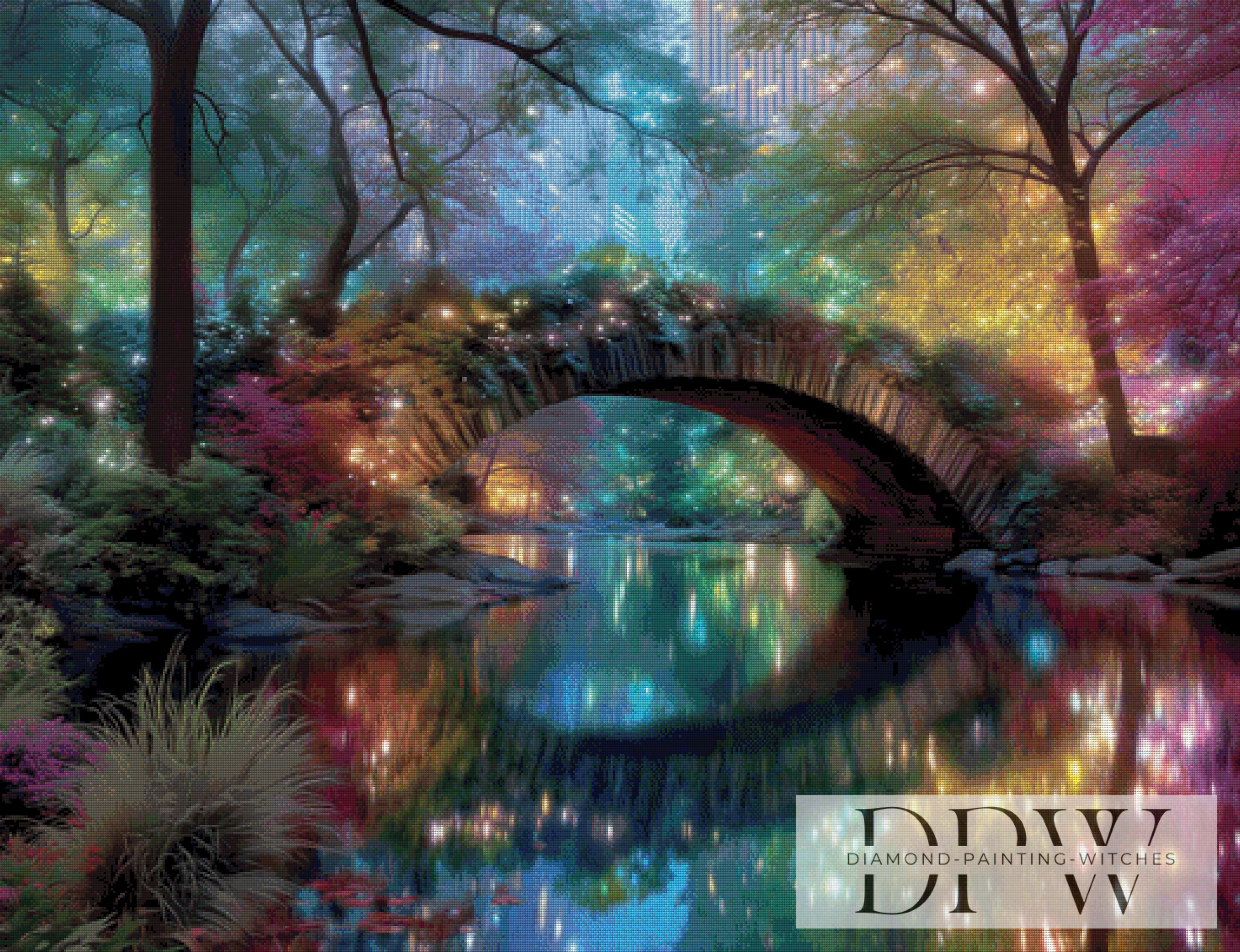 Lichterglanz Brücke by QN mit 300 Farben