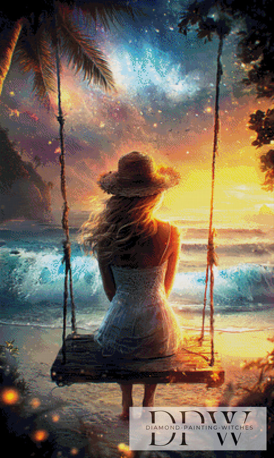 Strandschaukel by ellufija 60x100cm mit 270 Farben DPW-3460