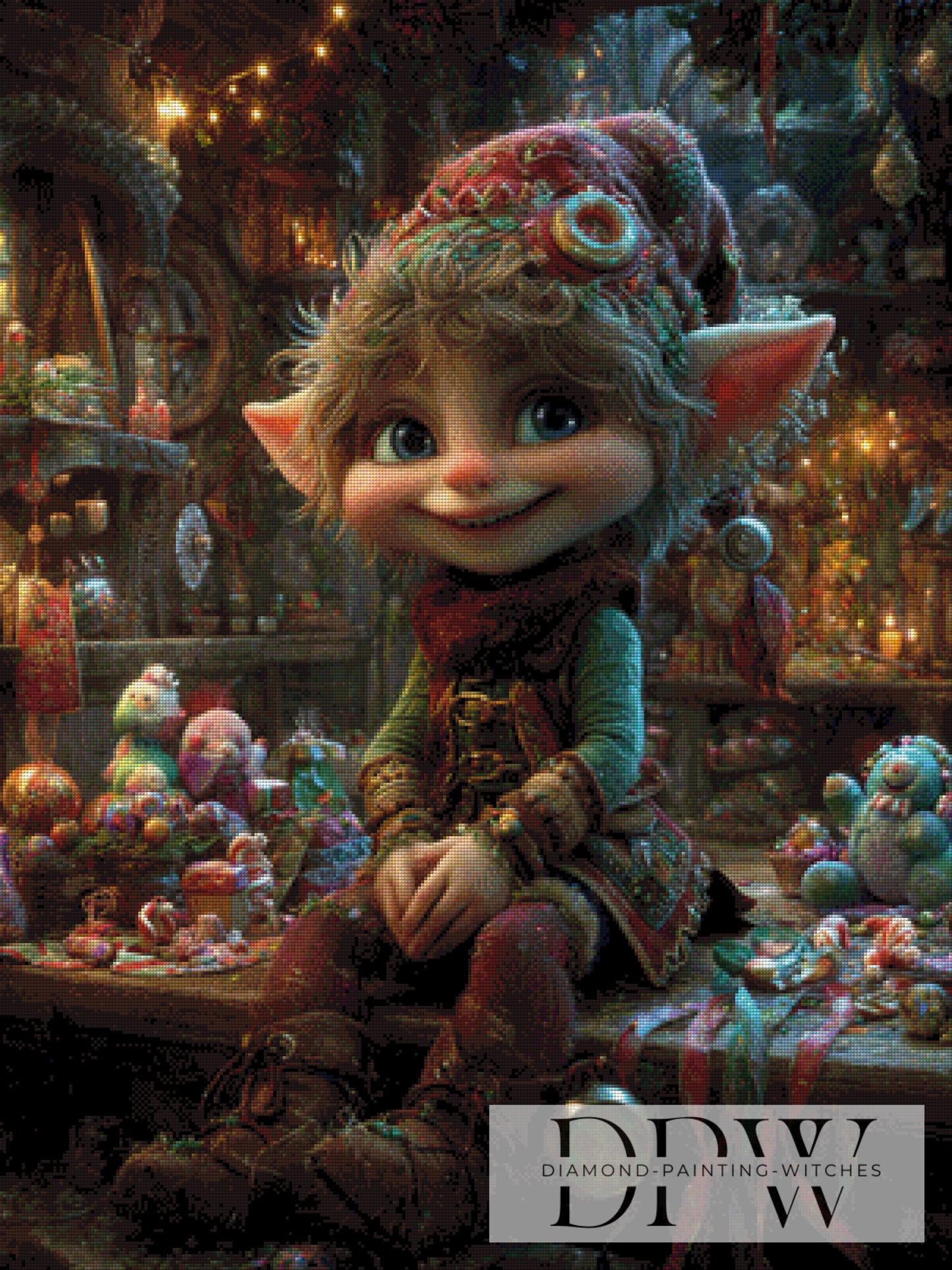 Elfen Lädchen by Maggie 75x100cm mit 280 Farben DPW-3476