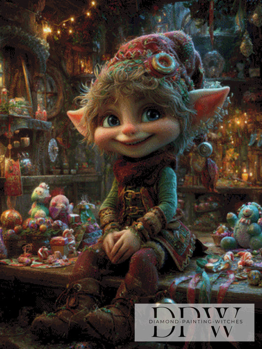 Elfen Lädchen by Maggie 75x100cm mit 280 Farben DPW-3476