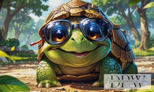 Cool Turtle by Casalla Vendetta 100x60cm mit 300 Farben DPW-3478