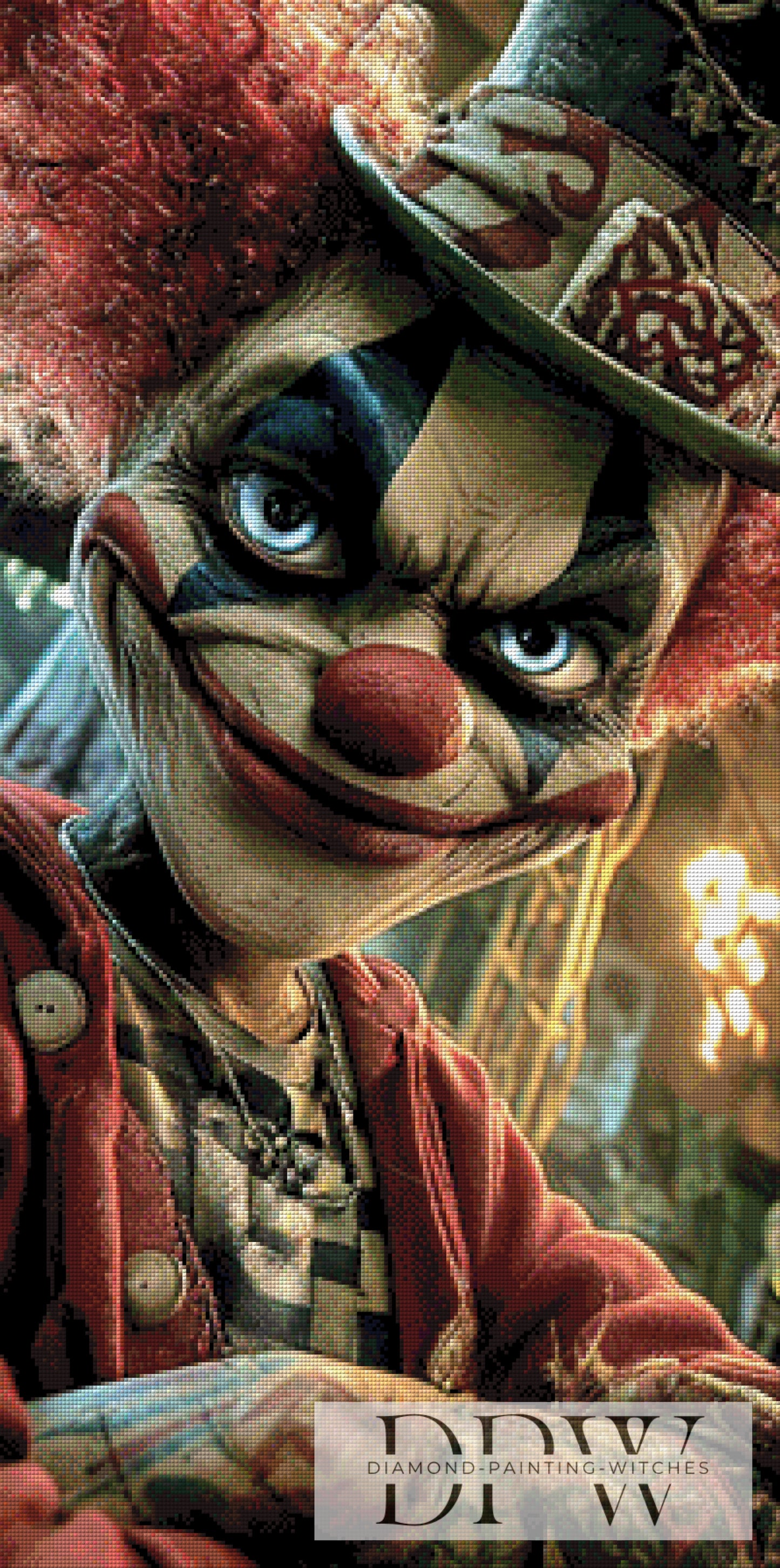 Wer zuletzt lacht...by Casalla Vendetta 50x100cm mit 240 Farben DPW-3483